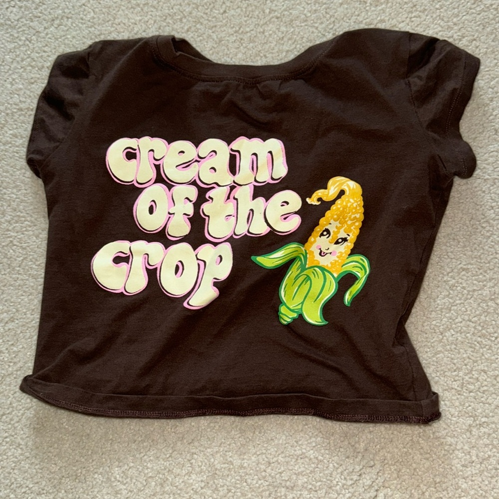 Motel Rocks Cream of the Crop mini baby tee